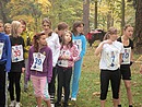 Říjen 2010 - krajské kolo - přespolní běh - ml. dívky 4. místo