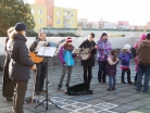 Prosinec 2014 – vánoční zpívání  na terase